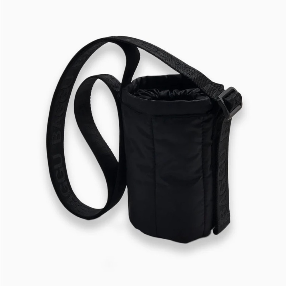 BAGGU Puffy Water Bottle Sling Black